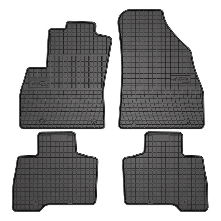 El Toro Gummifußmatten-Set für Peugeot Bipper (5 Sitze) 2007-2017
