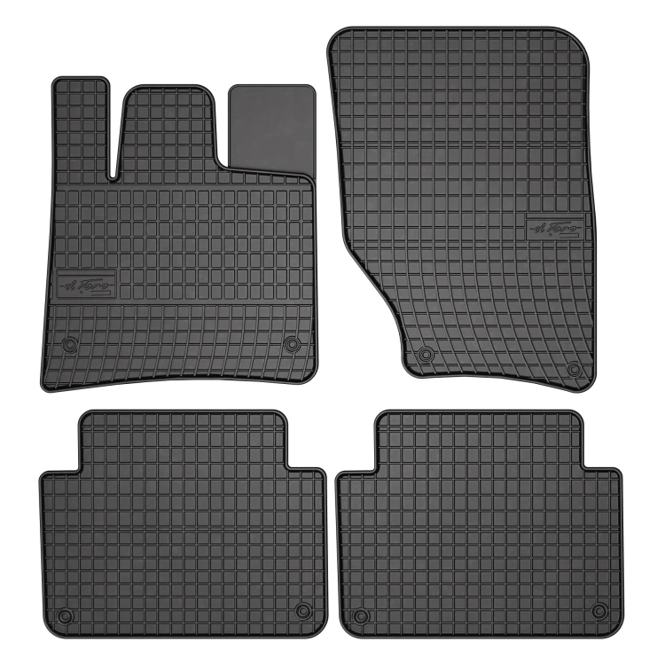 El Toro Gummifußmatten-Set für Audi Q7 I 4L (7 Sitze) 2006-2015