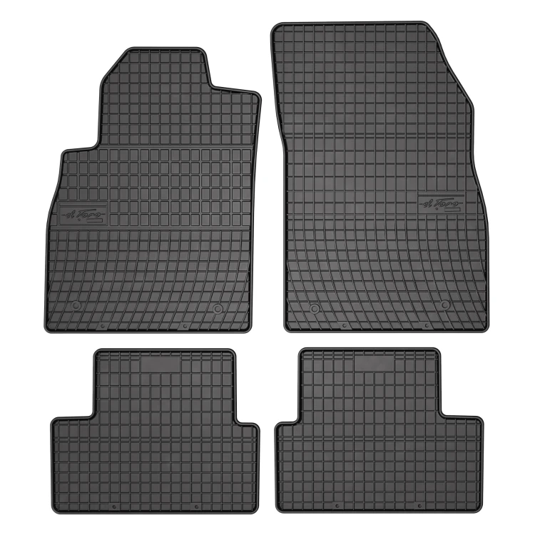 El Toro Gummifußmatten-Set für Chevrolet Orlando I (7 Sitze) 2010-2018