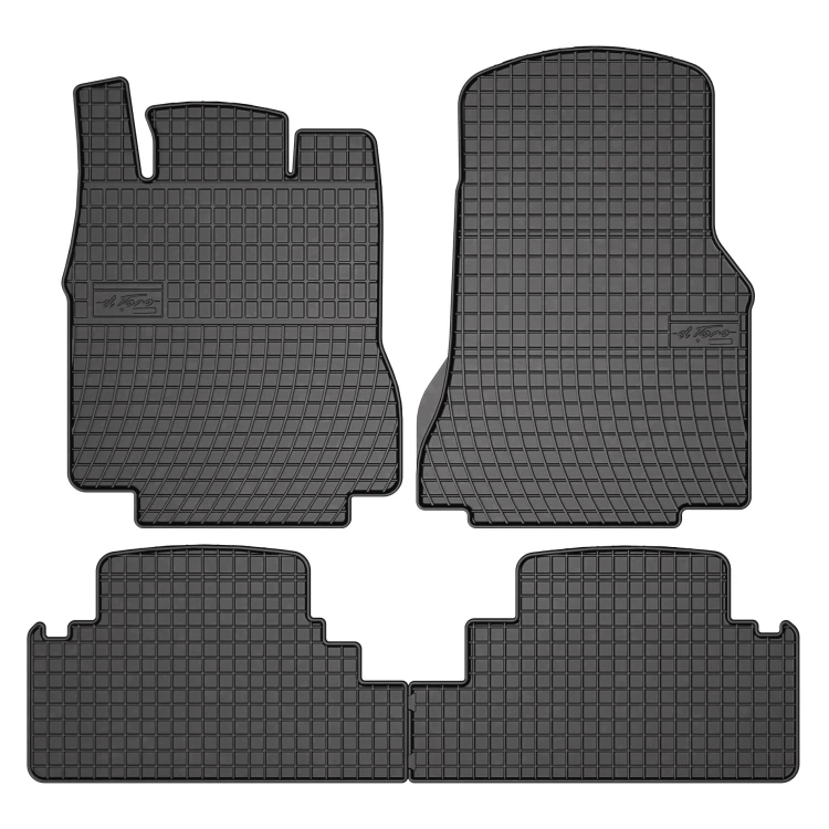 El Toro Gummifußmatten-Set für Mercedes A-Klasse W168 1997-2004