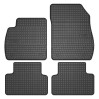 El Toro Gummifußmatten-Set für Opel Zafira C Tourer (5 Sitze) 2012-2019