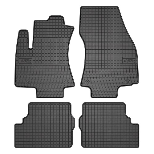 El Toro Gummifußmatten-Set für Opel Zafira I A (7 Sitze) 1999-2005