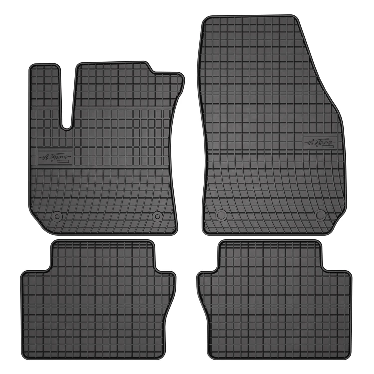 El Toro Gummifußmatten-Set für Opel Zafira II B (7 Sitze) 2005-2014