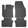 El Toro Gummifußmatten-Set für Opel Zafira II B (7 Sitze) 2005-2014