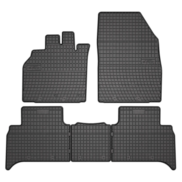 El Toro Gummifußmatten-Set für Renault Grand Scenic II (7 Sitze) 2003-2009