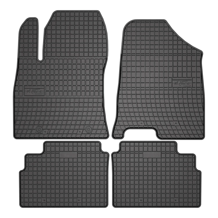El Toro Gummifußmatten-Set für Hyundai Kona II Gasoline/Diesel/Mild hybrid (48V) 2023-