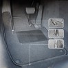 Velours-Fußmatten vorne für Renault Grand Scenic I (7 Sitze) 2009-2016 - Passform