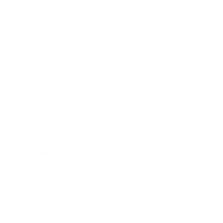 EVA-Fahrermatte für Ford Mondeo MK3 2000-2007 - Umriss