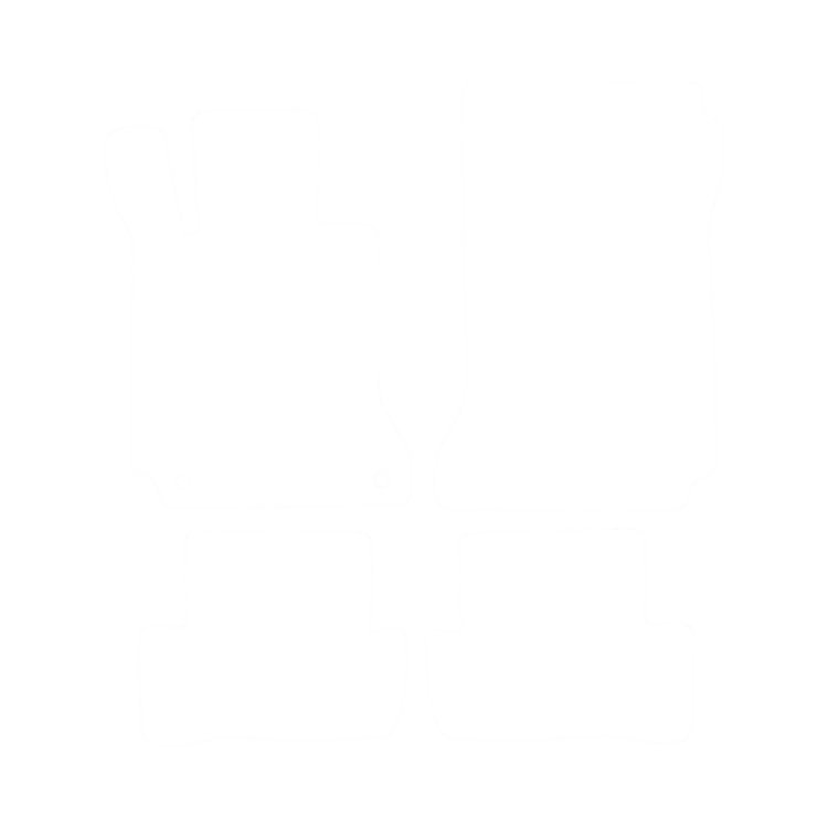 EVA-Fahrermatte für Mercedes C-Klasse W204 2007-2014 - Umriss