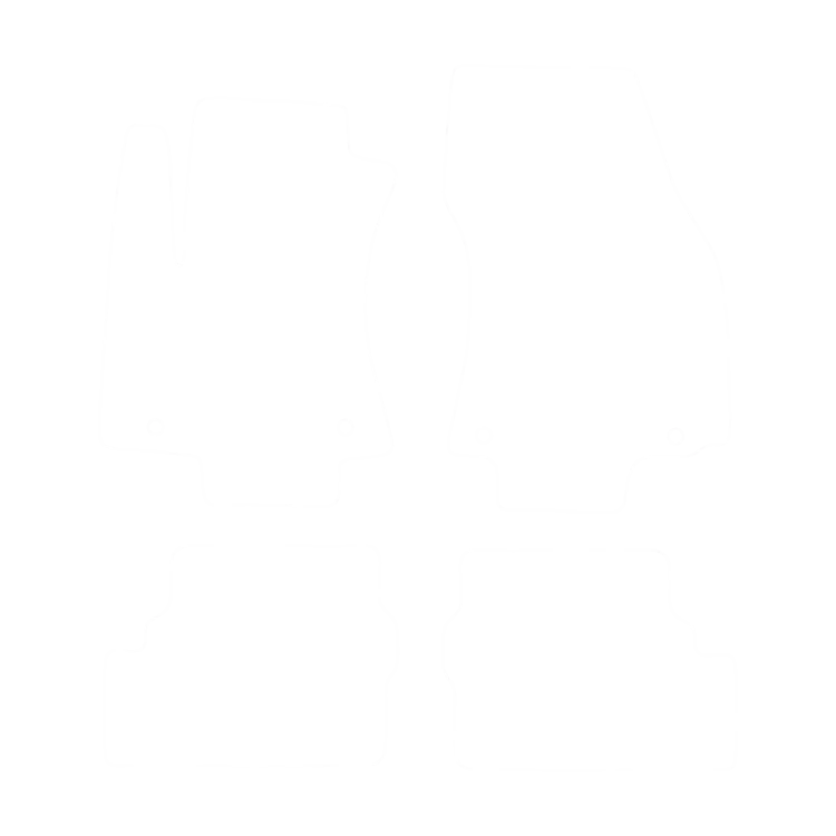 EVA-Fahrermatte für Opel Zafira I A (5 Sitze) 1999-2005 - Umriss