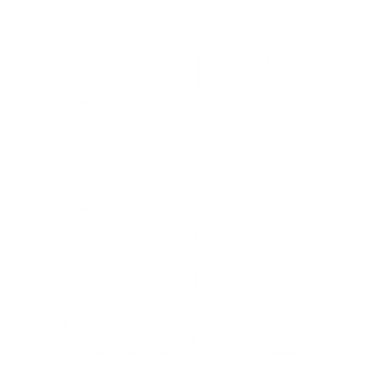 EVA-Fahrermatte für Volkswagen Golf I Cabrio 1979-1993 - Umriss