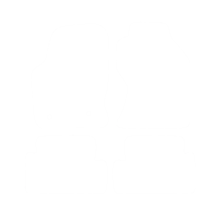 EVA-Fußmatten vorne für Ford Focus MK1 Facelift 2000-2004 - Umriss