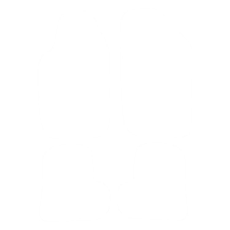 EVA-Fußmatten vorne für Peugeot 206 1998-2009 - Umriss