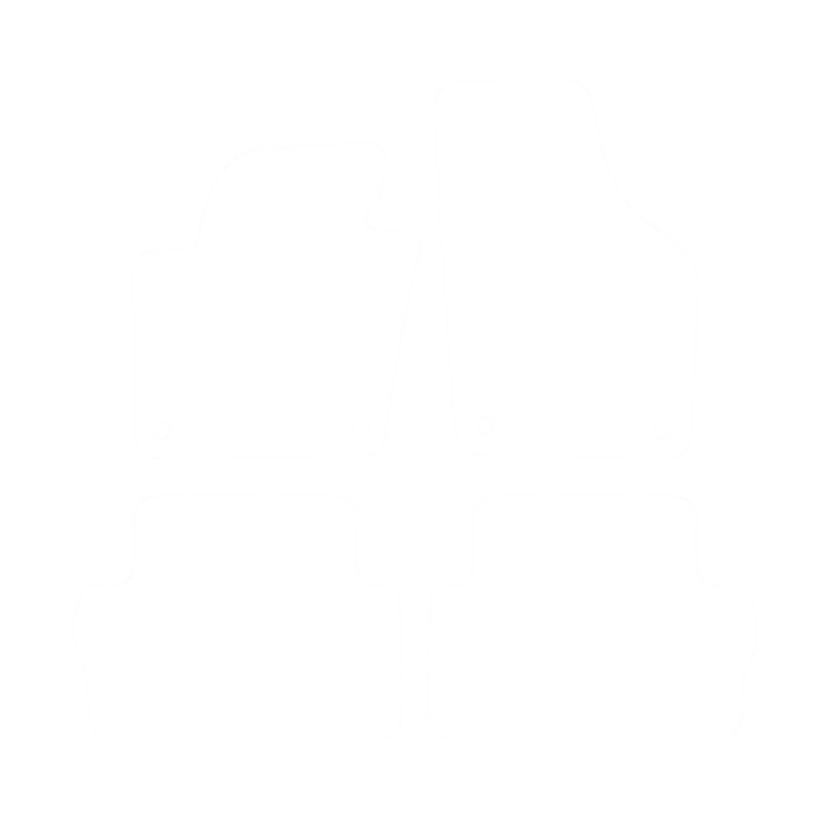 EVA-Fußmatten vorne für Seat Alhambra II (5 Sitze) 2010-2020 - Umriss