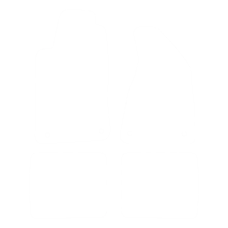 EVA-Fußmatten-Set für Audi 80 B4 Coupe 1990-2000 - Umriss