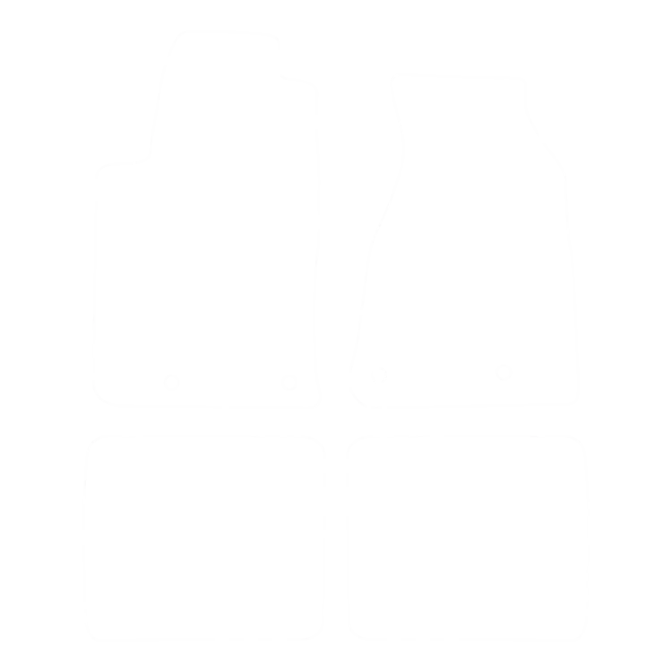 EVA-Fußmatten-Set für Audi 80 B4 Cabrio 1988-1994 - Umriss