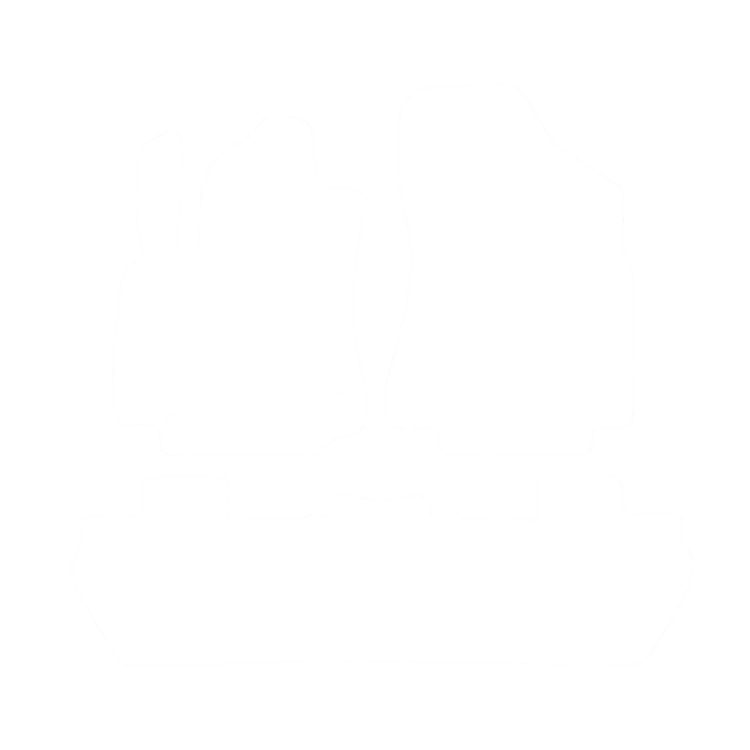EVA-Fußmatten-Set für Citroen Berlingo II (5 Sitze) 2008-2018 - Umriss