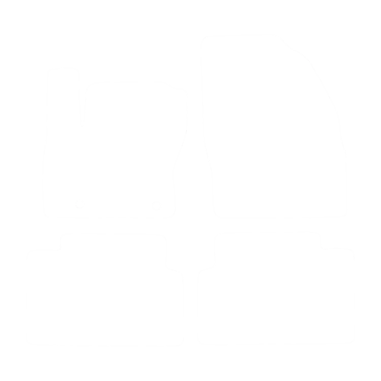 EVA-Fußmatten-Set für Ford Kuga I 2008-2011 - Umriss