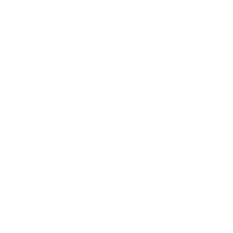 EVA-Fußmatten-Set für Ford S-max I (5 Sitze) 2006-2010 - Umriss