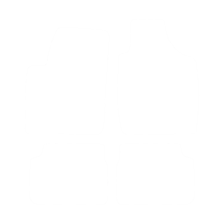 EVA-Fußmatten-Set für Kia Rio I 2000-2005 - Umriss