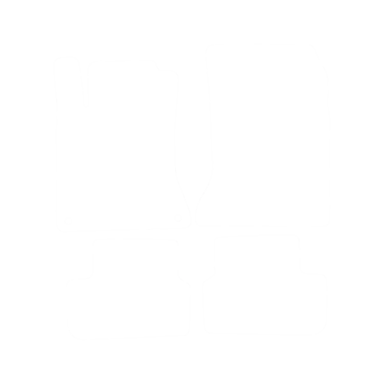 EVA-Fußmatten-Set für Mercedes A-Klasse W176 2012-2018 - Umriss