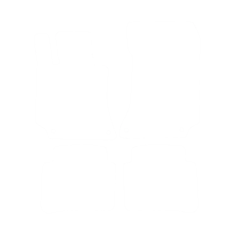 EVA-Fußmatten-Set für Mercedes E-Klasse W212 2009-2016 - Umriss