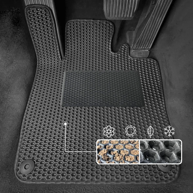 EVA-Fußmatten-Set für Mercedes GLK-Klasse X204 2008-2015 - Passform