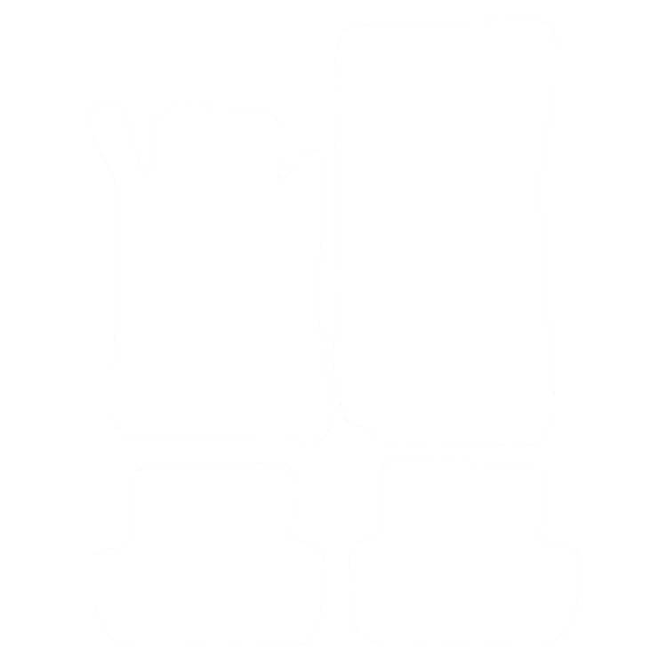 EVA-Fußmatten-Set für Mercedes CLK-Klasse W209 2002-2009 - Umriss