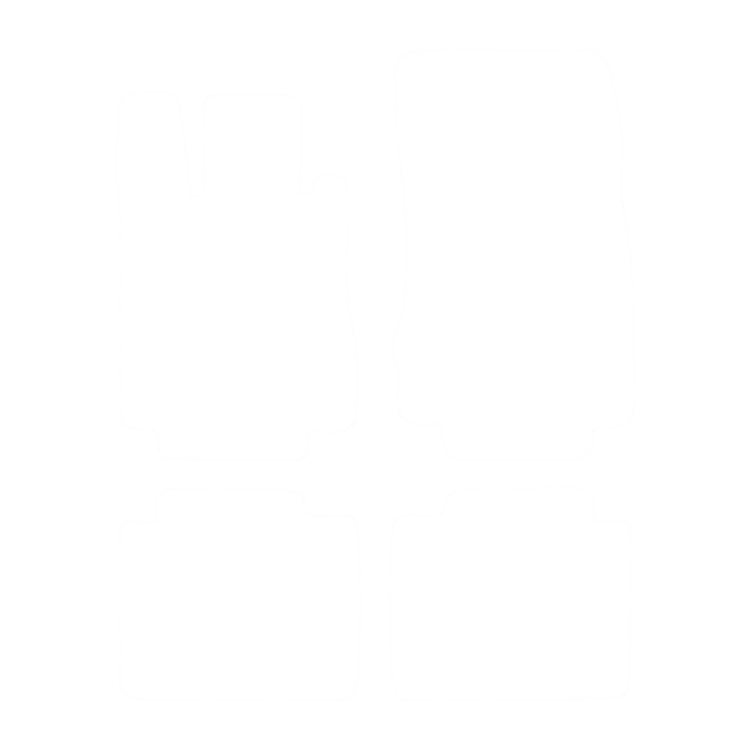 EVA-Fußmatten-Set für Mercedes S-Klasse W220 1998-2005 - Umriss