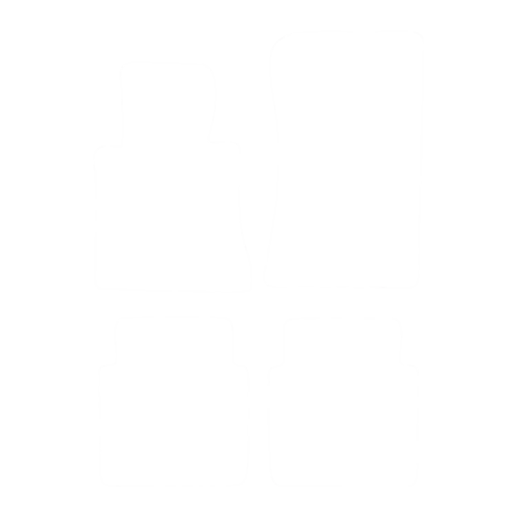 EVA-Fußmatten-Set für Mercedes S-Klasse W126 1979-1991 - Umriss