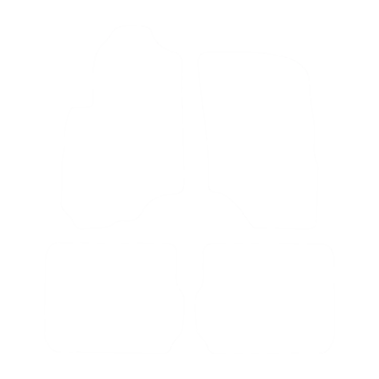 EVA-Fußmatten-Set für Mitsubishi Outlander I 2001-2006 - Umriss