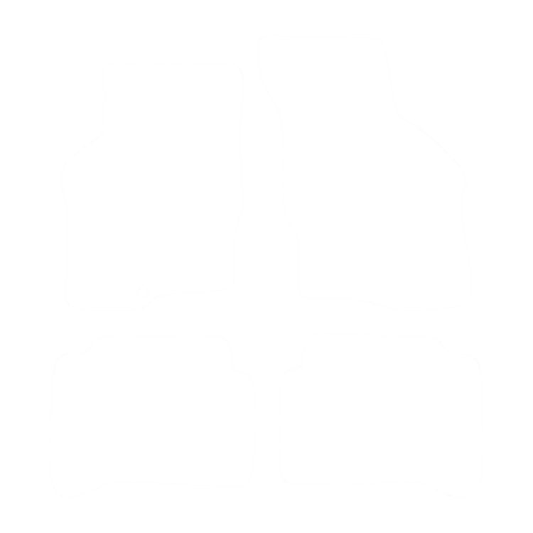 EVA-Fußmatten-Set für Mitsubishi Galant VIII 1996-2006 - Umriss