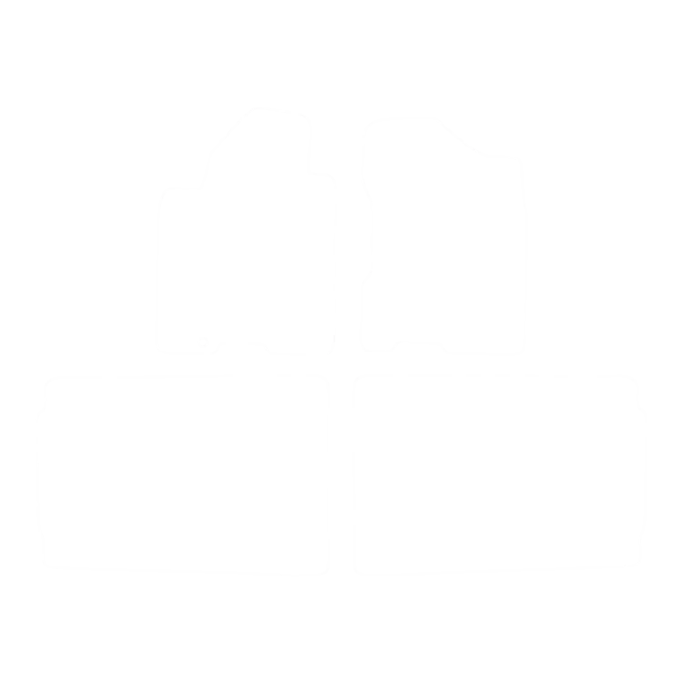 EVA-Fußmatten-Set für Nissan Titan 2003-2015 - Umriss