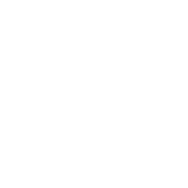 EVA-Fußmatten-Set für Opel Kadett E 1984-1994 - Umriss