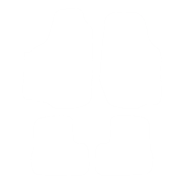 EVA-Fußmatten-Set für Opel Ascona 1981-1988 - Umriss