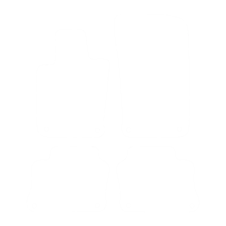 EVA-Fußmatten-Set für Porsche Panamera I 2009-2016 - Umriss