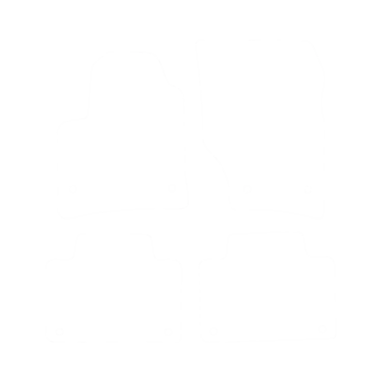 EVA-Fußmatten-Set für Porsche Cayenne I 2002-2010 - Umriss
