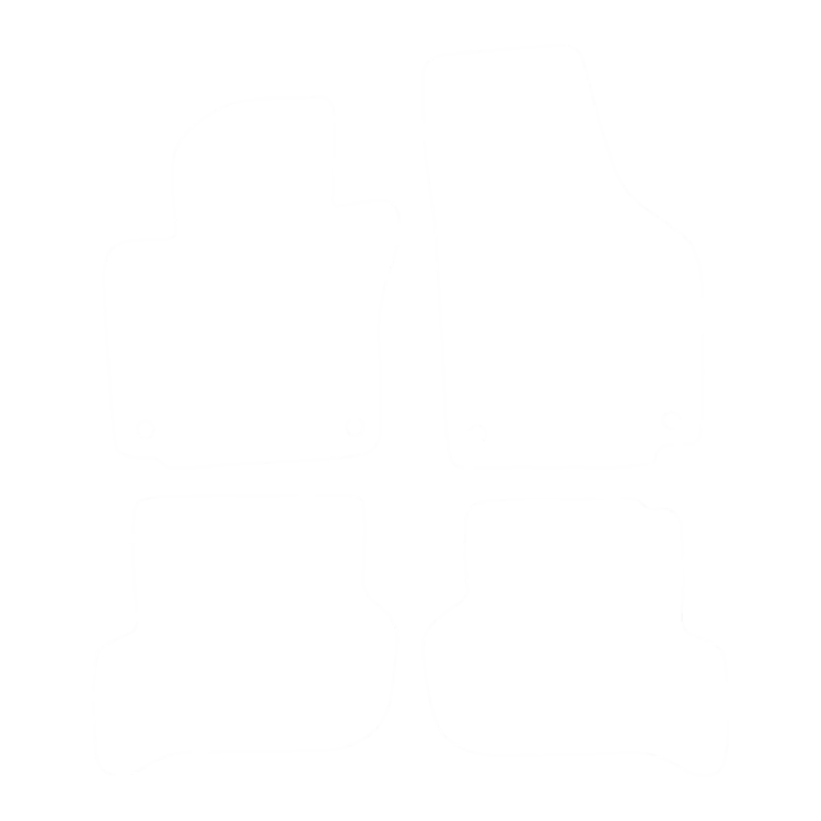 EVA-Fußmatten-Set für Seat Altea 2004-2015 - Umriss
