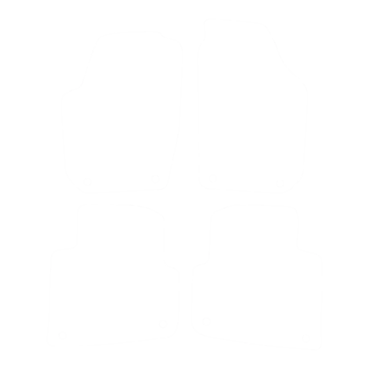 EVA-Fußmatten-Set für Skoda Roomster 2006-2015 - Umriss
