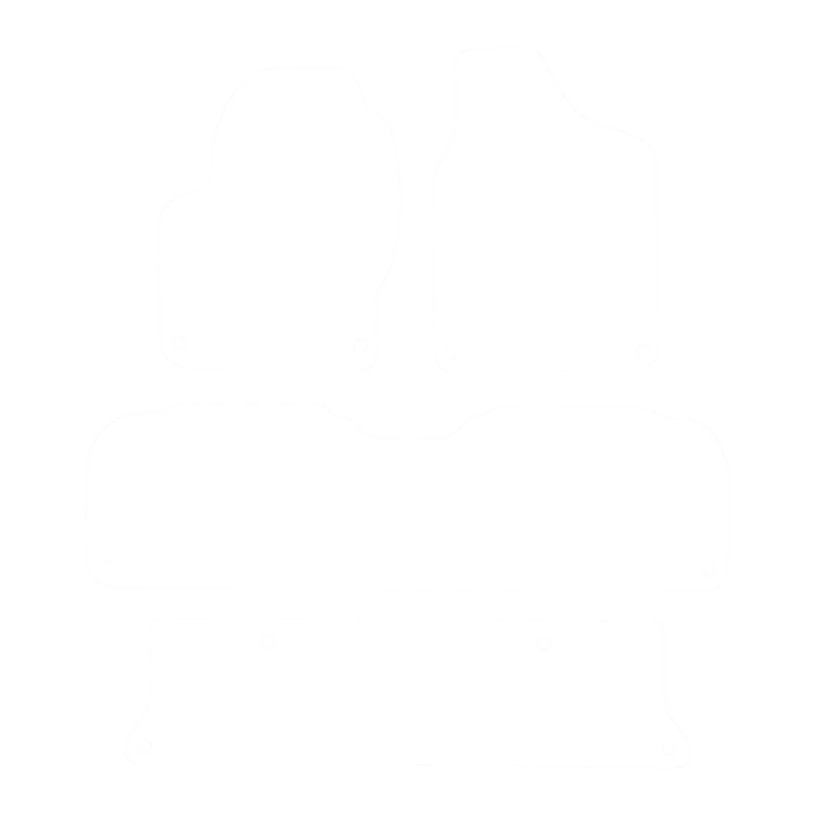 EVA-Fußmatten-Set für Volkswagen Sharan I (7 Sitze) 1996-2010 - Umriss