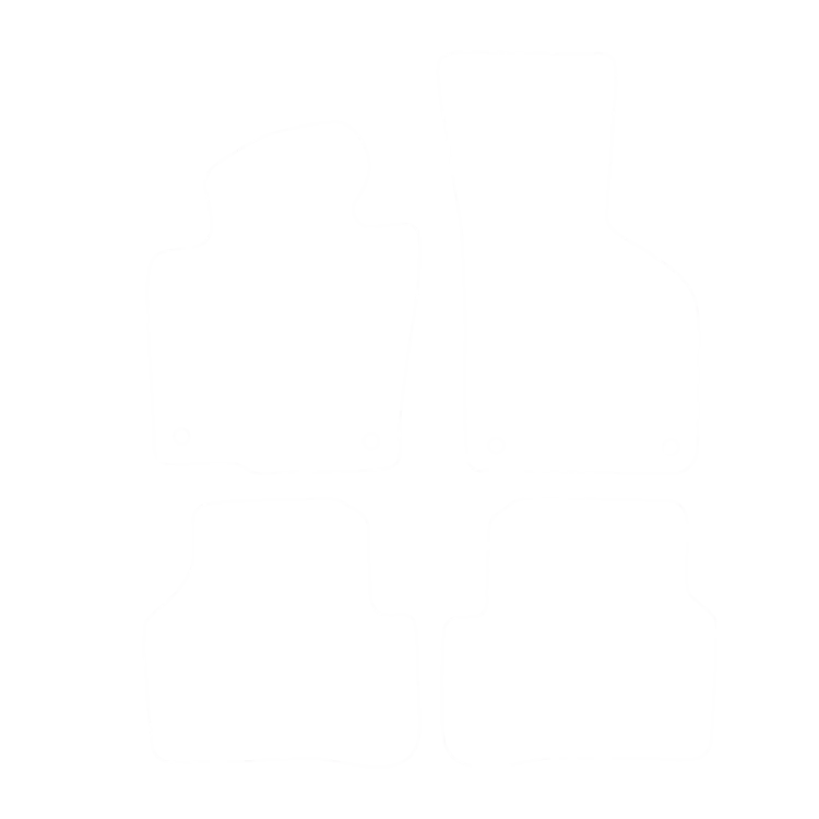 EVA-Fußmatten-Set für Volkswagen Passat CC 2008-2012 - Umriss