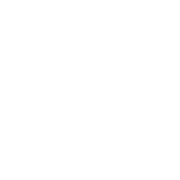 EVA-Fußmatten-Set für Volkswagen Tiguan I 2007-2016 - Umriss
