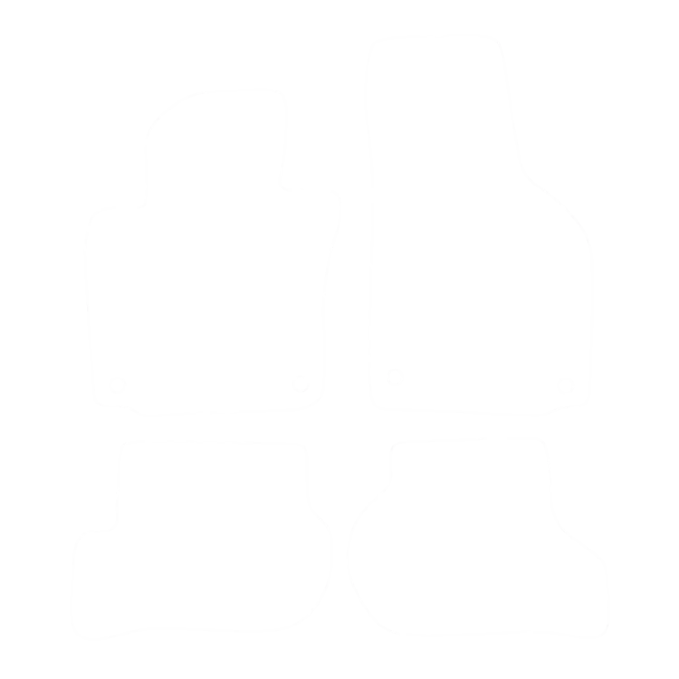 EVA-Fußmatten-Set für Volkswagen Golf V 2003-2009 - Umriss