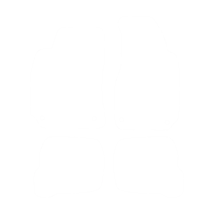 EVA-Fußmatten-Set für Volkswagen Passat B5 Facelift 2001-2005 - Umriss
