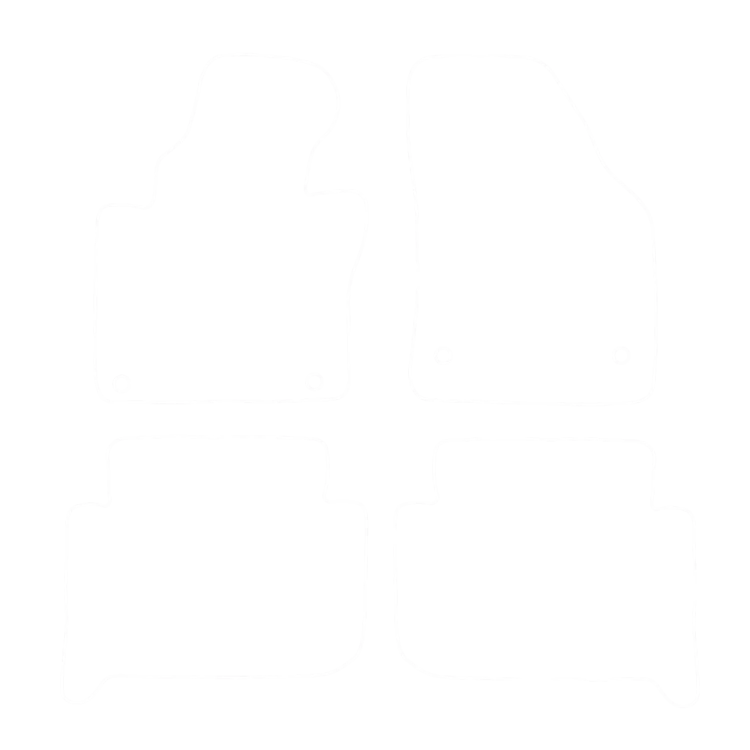 EVA-Fußmatten-Set für Volkswagen Touran I (5 Sitze) 2003-2015 - Umriss