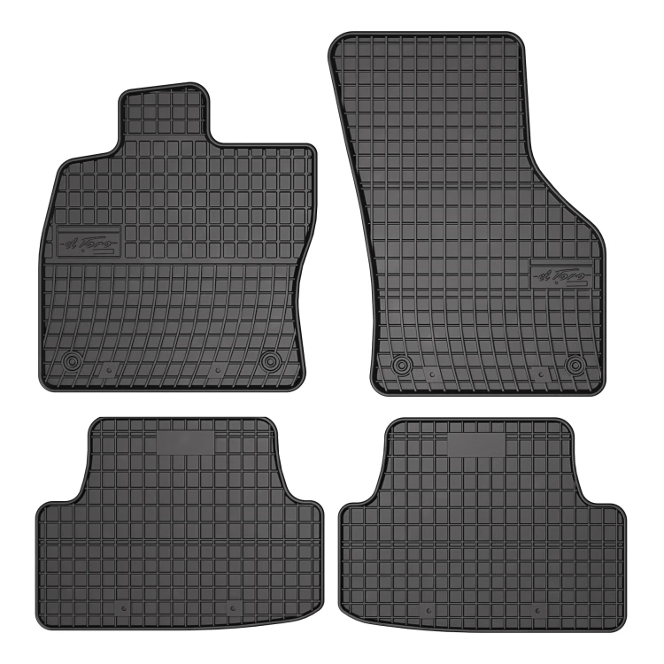 El Toro Gummifußmatten-Set für Audi A3 III 8V Limousine 2012-2020