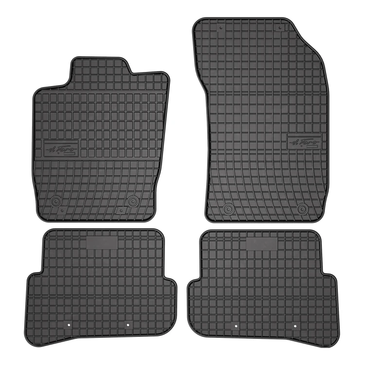 El Toro Gummifußmatten-Set für Audi A1 I 2010-2018