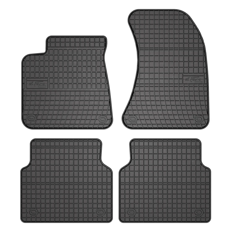 El Toro Gummifußmatten-Set für Audi A8 D4 W12 Kurzversion 2009-2017