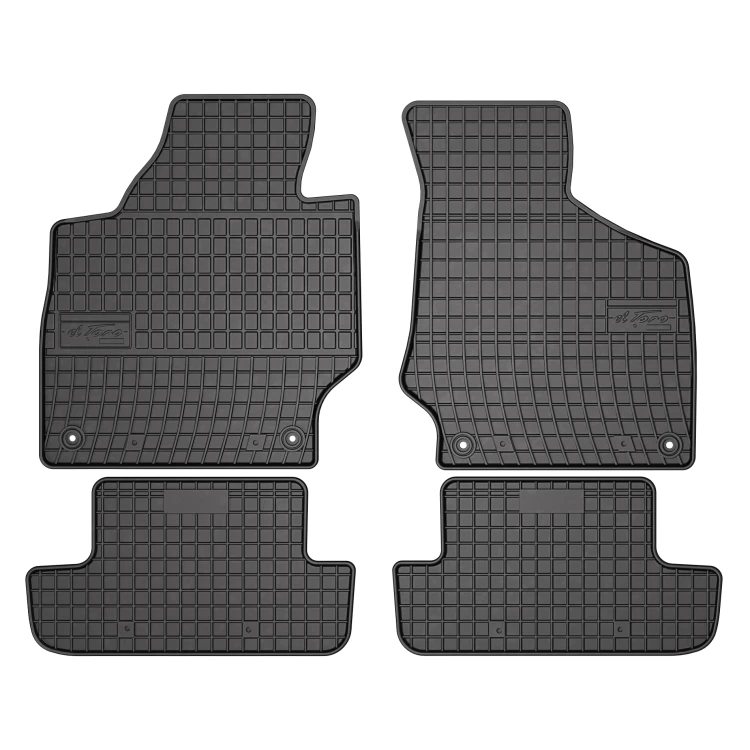 El Toro Gummifußmatten-Set für Audi TT II 8J Cabrio 2006-2014