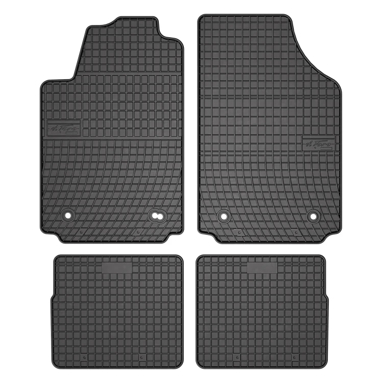 El Toro Gummifußmatten-Set für Audi A2 1999-2005